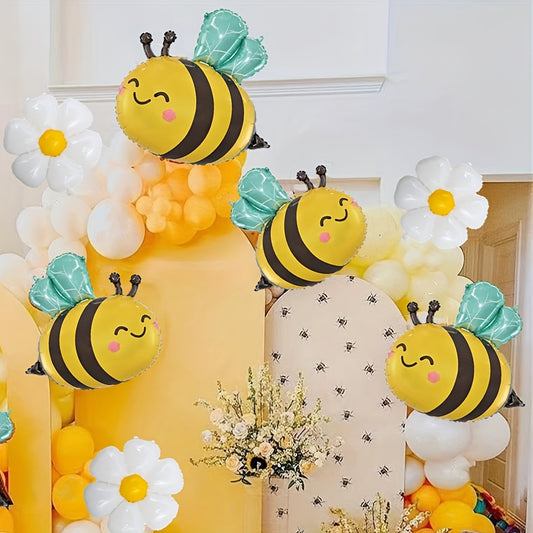 Set de 9 Globos de Abejitas y Margaritas🐝🌼