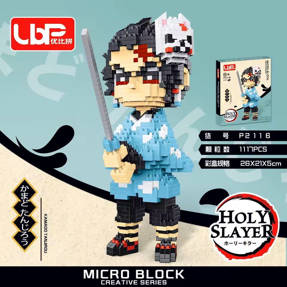 Bloques de Construcción de Demon Slayer – Fans del Anime 🔥⚔️