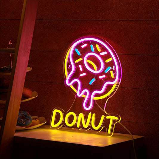 Luz Decorativa USB LED “Donut Glow” para Pared 🍩