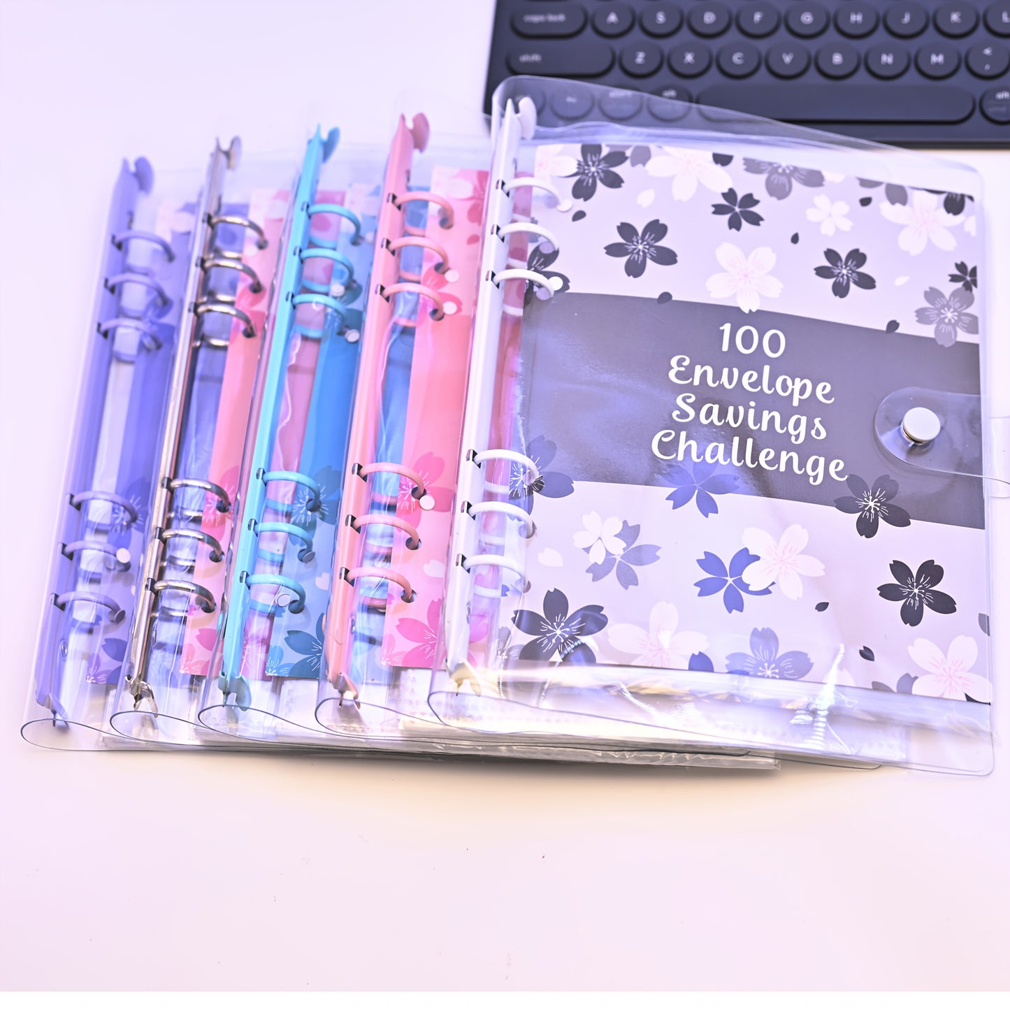 Cherry Blossom Challenge – Diario de Ahorro de 100 Días 💰🌸