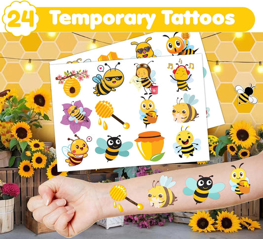🐝 Recuerdos “Bee Party Fun” – Set de 36 Piezas