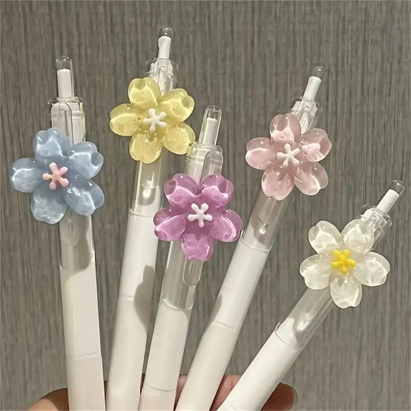 Set de Lapiceros en Flores de Cerezo 🌸🖊