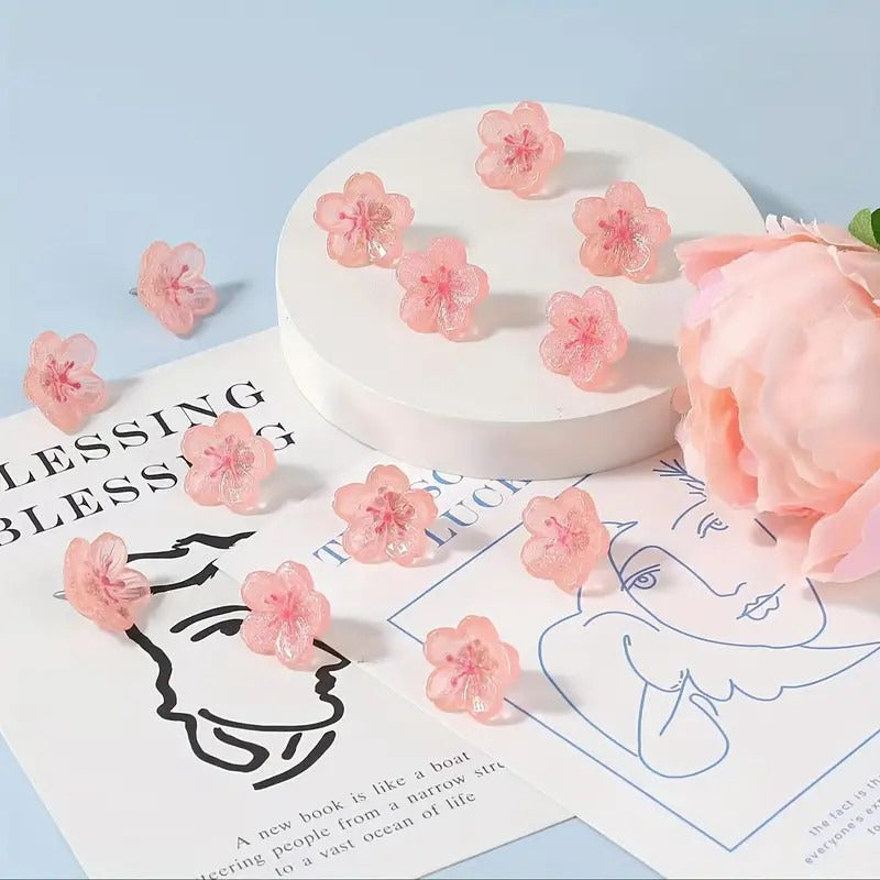 Set de Chinchetas/Pines Cherry Blossom 🌸📌