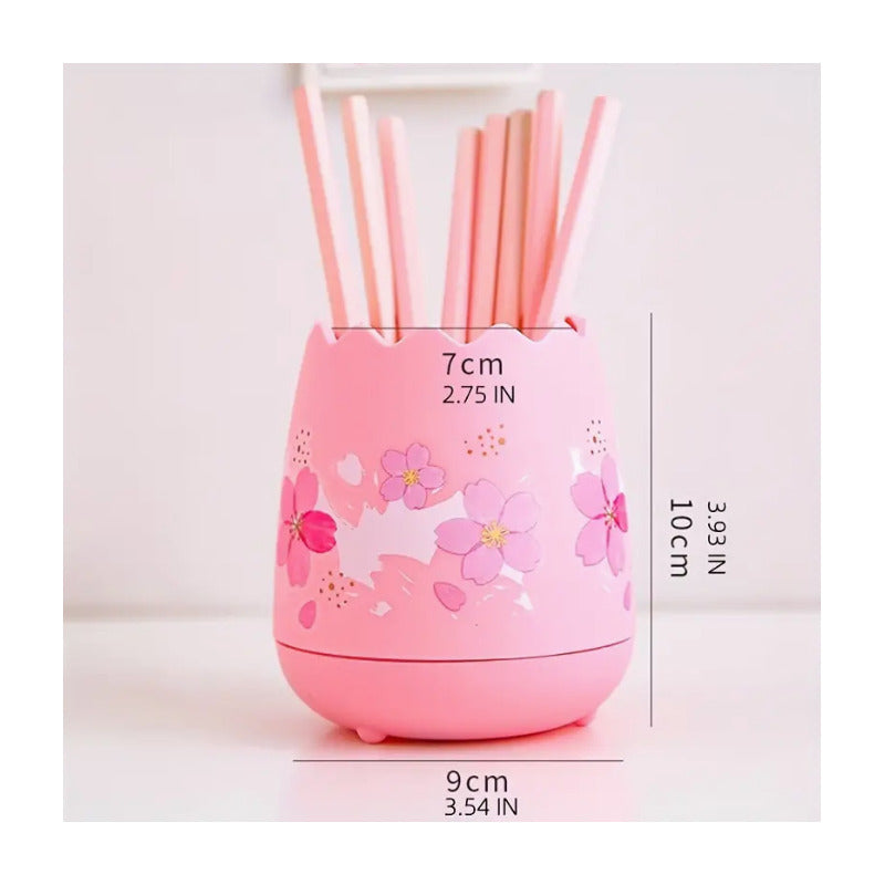 Organizador de Escritorio Sakura – Diseño Kawaii 🎀🖊