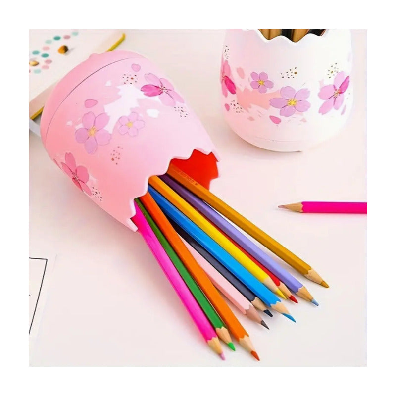 Organizador de Escritorio Sakura – Diseño Kawaii 🎀🖊