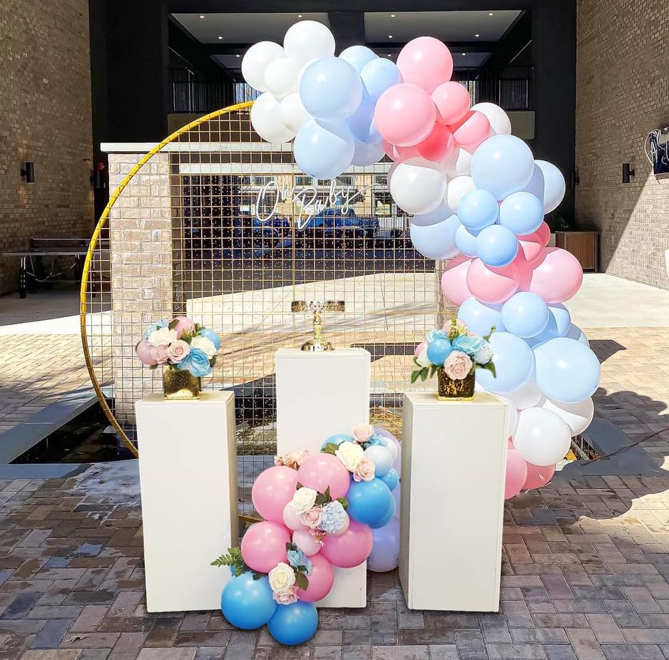 🎈Kit de Globos Rosa y Azul — Revela, Celebra, Sorprende (50 piezas)