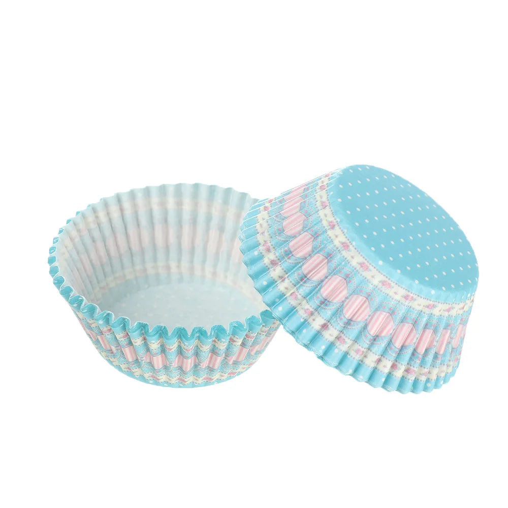 Set de 100 Moldes para Muffins y Cupcakes Multicolor 🧁🌈
