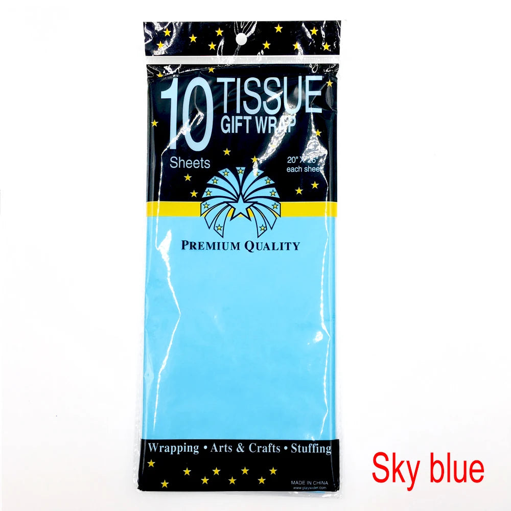 10 Hojas de Papel Tissue para Envoltura 🎁✨