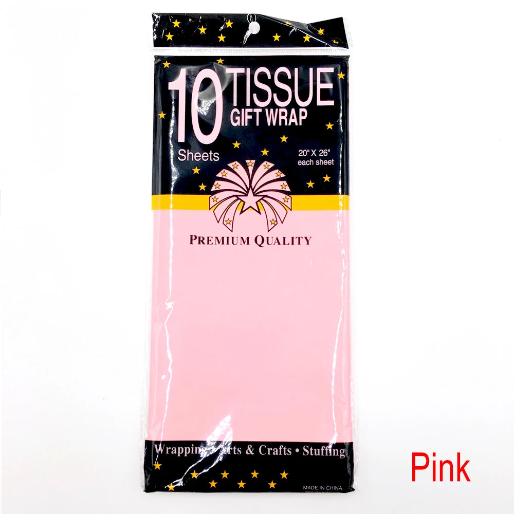 10 Hojas de Papel Tissue para Envoltura 🎁✨