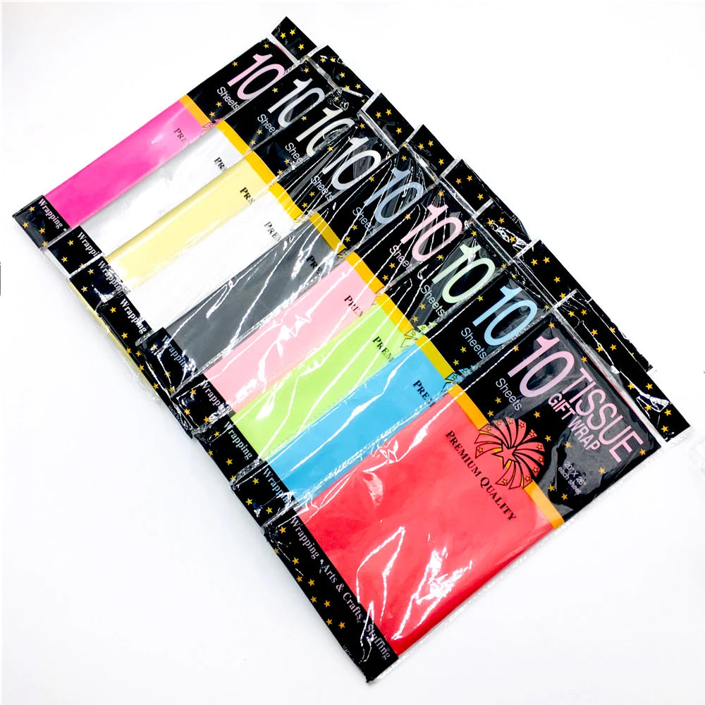 10 Hojas de Papel Tissue para Envoltura 🎁✨