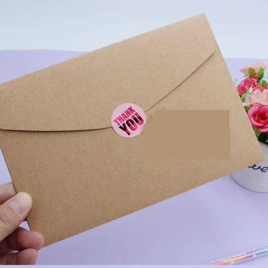 Stickers Agradecimiento Brillantes " Thank You"