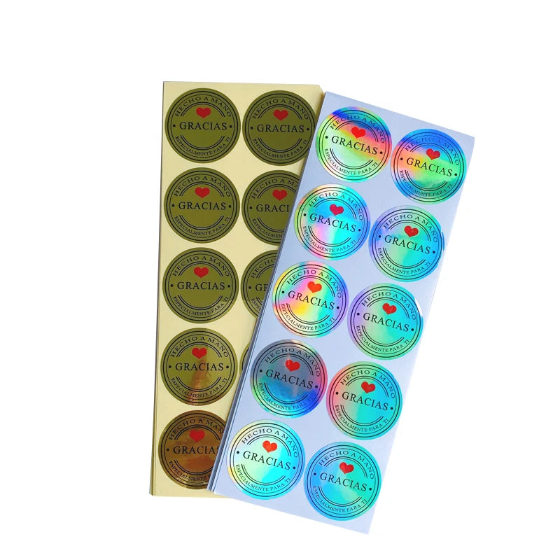 Stickers reflectivos "Gracias"