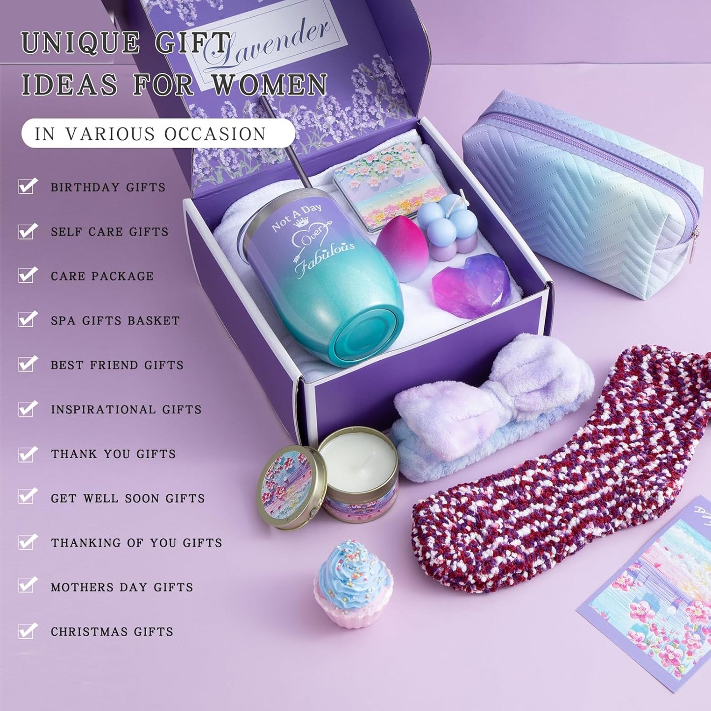 Caja Tematica Spa "I Purple You"