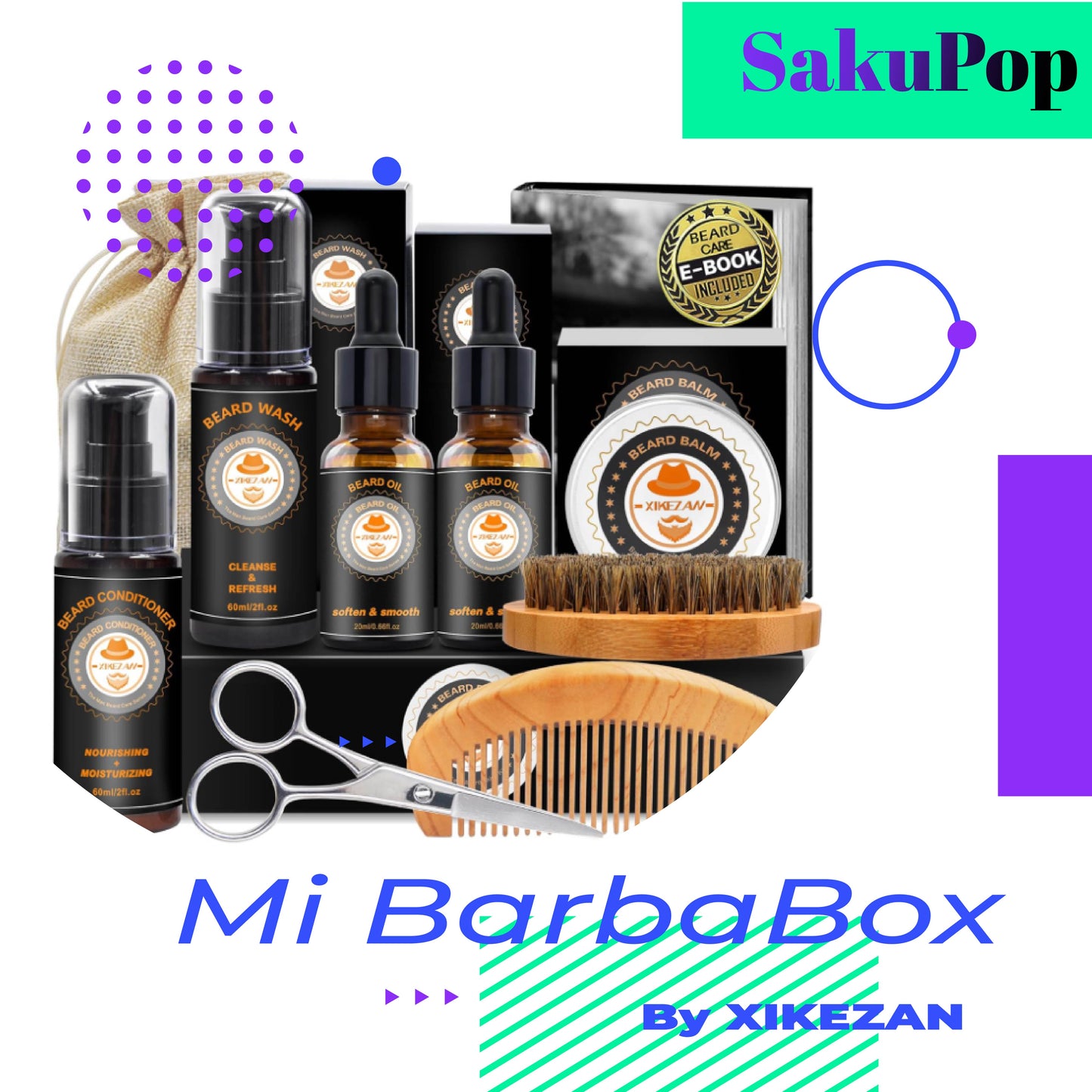 Caja Tematica "¡Barbas al poder con XIKEZAN!" 🧔🔥