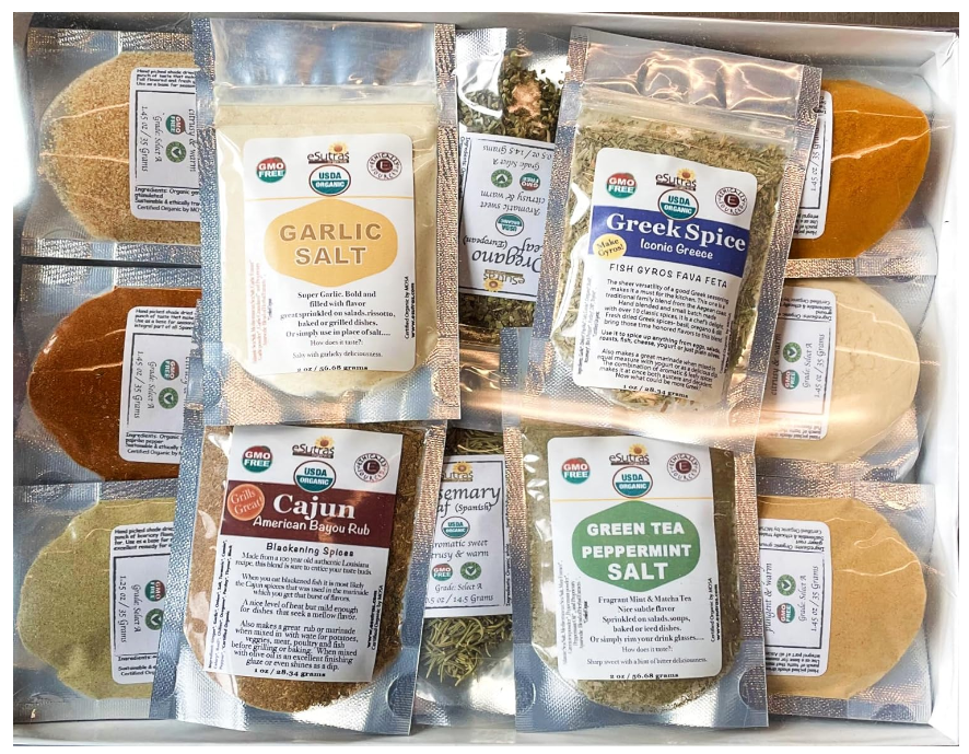 Caja Tematica "Mix Especias Y Condimentos"