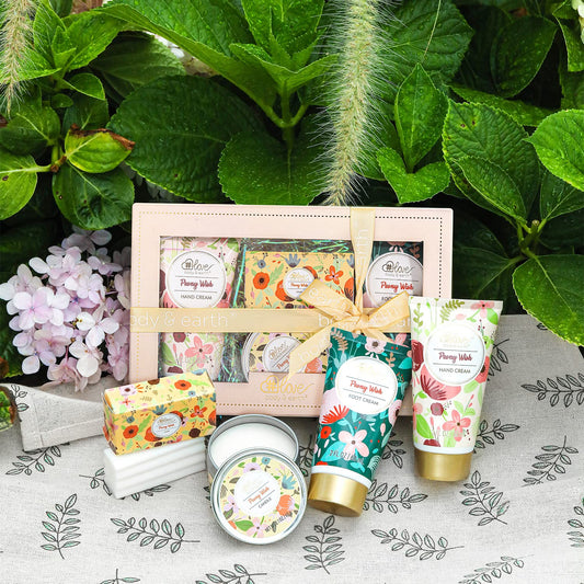 Caja Tematica Spa "Set De Regalo Peony Wish"