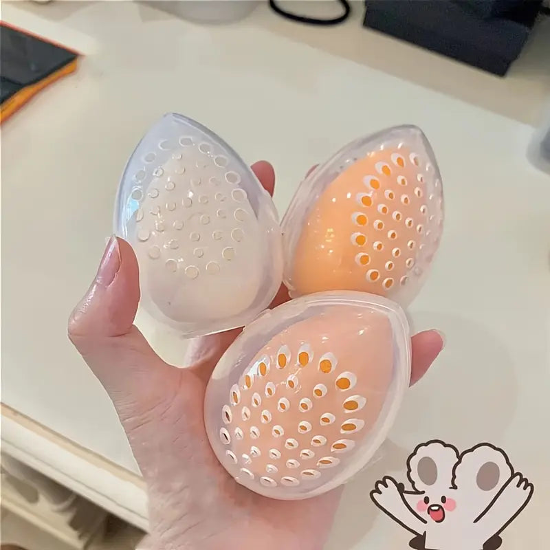 Porta Esponja de Maquillaje Tipo Gota X2