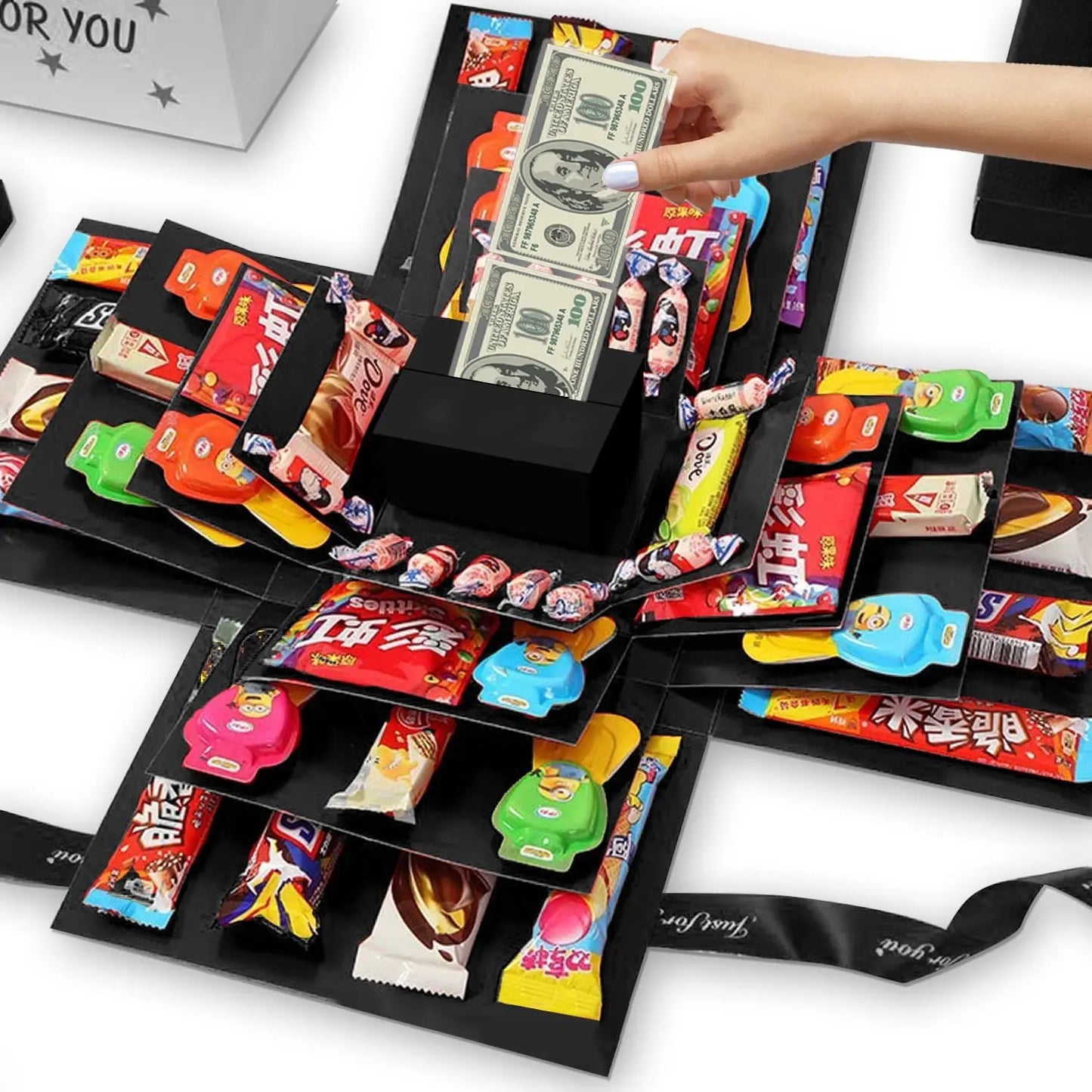 Caja Explosiva de Regalo DIY - 5 Capas de Creatividad