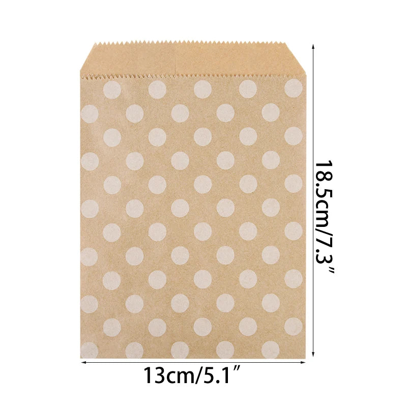 25/50Pcs Bolsas de Papel Kraft 🤎