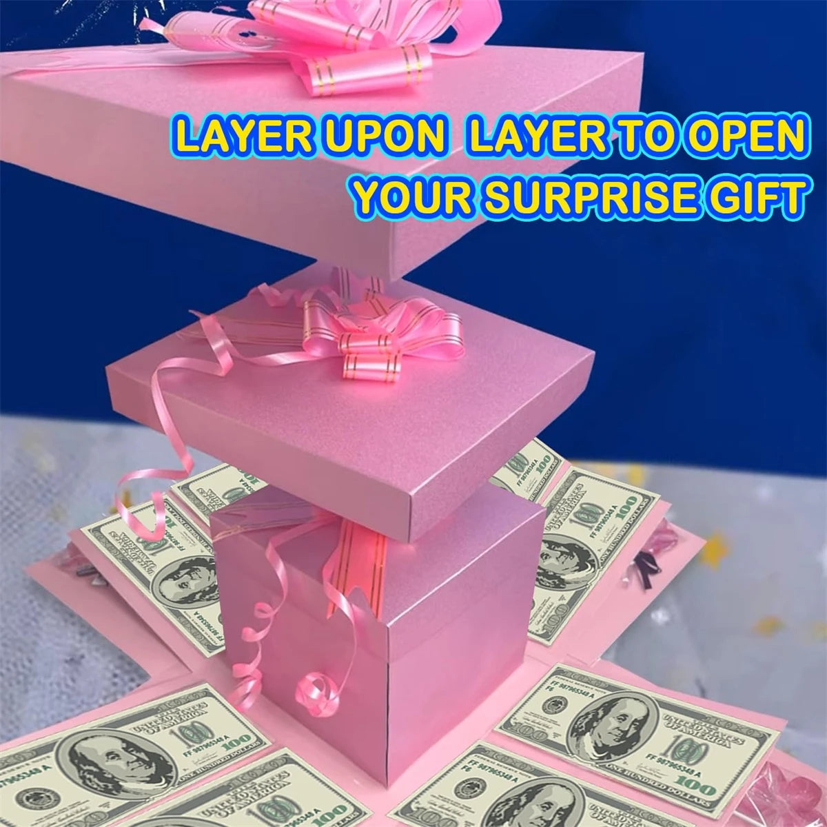 Caja Explosiva de Regalo DIY - 5 Capas de Creatividad