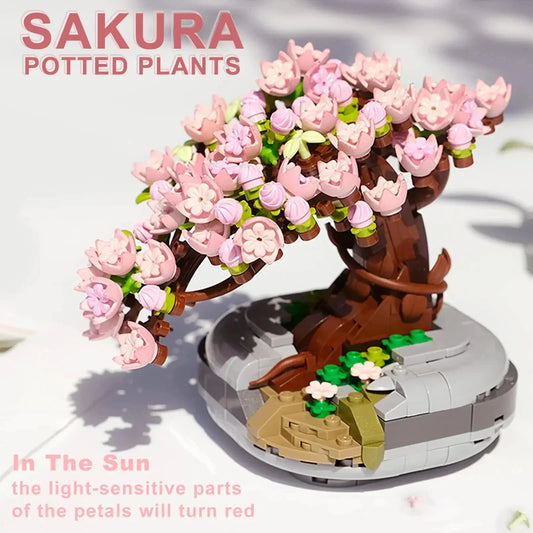 Bonsái Sakura - Bloques de Construcción 🌸🏗️
