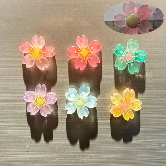 Imanes para nevera Flor de Cerezo - Colores