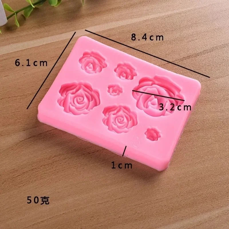 Molde de Silicona Flor Peonía - Jabones Artesanales