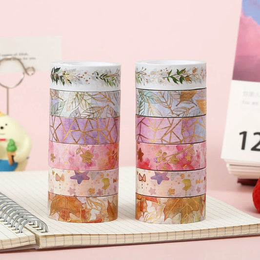 Set de Washi Tape Sakura – 6 rollos de inspiración primaveral ✨🌸