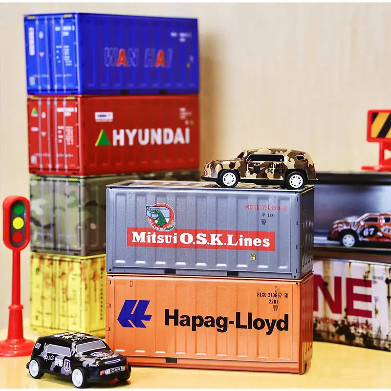 Mini Contenedores Metalicos de Colección