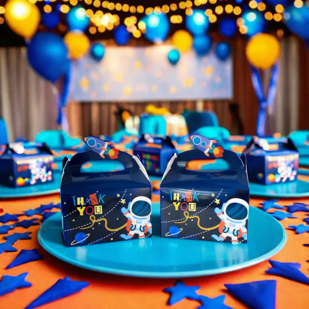 Set de 12 cajas de Regalo Temáticas del Espacio