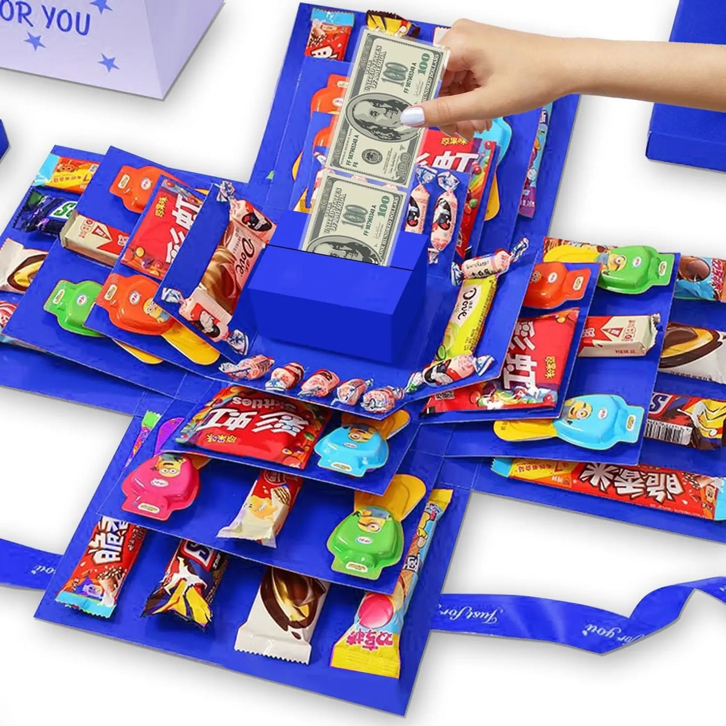 Caja Explosiva de Regalo DIY - 5 Capas de Creatividad