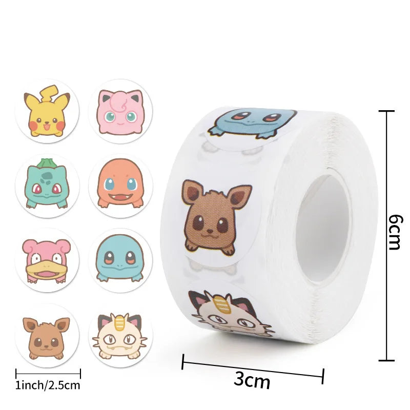 Pokemon Kawaii Stickers