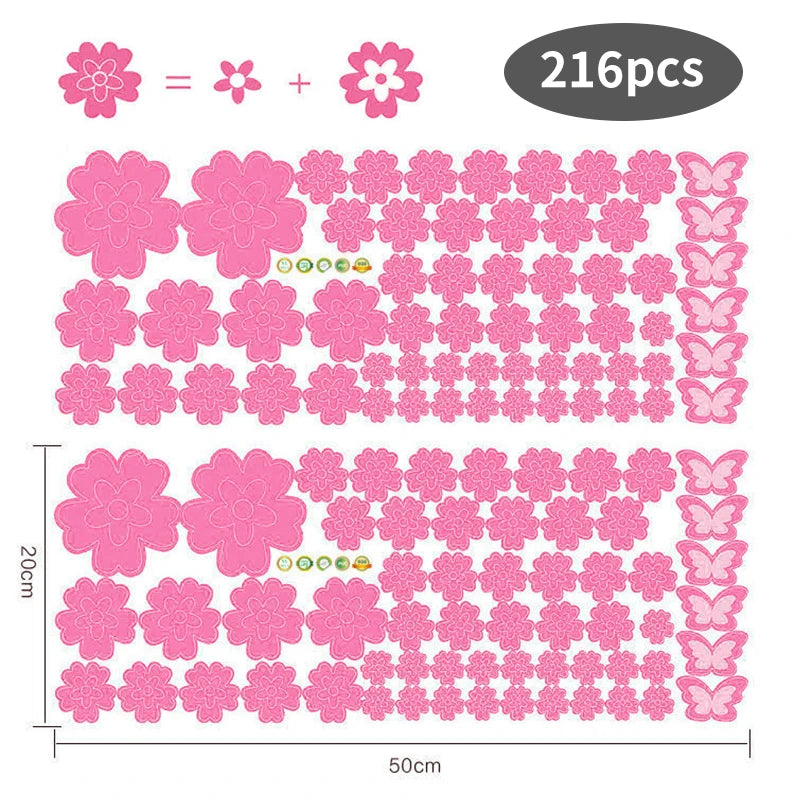 Vinilos de Sakura para Pared - 108 Pcs