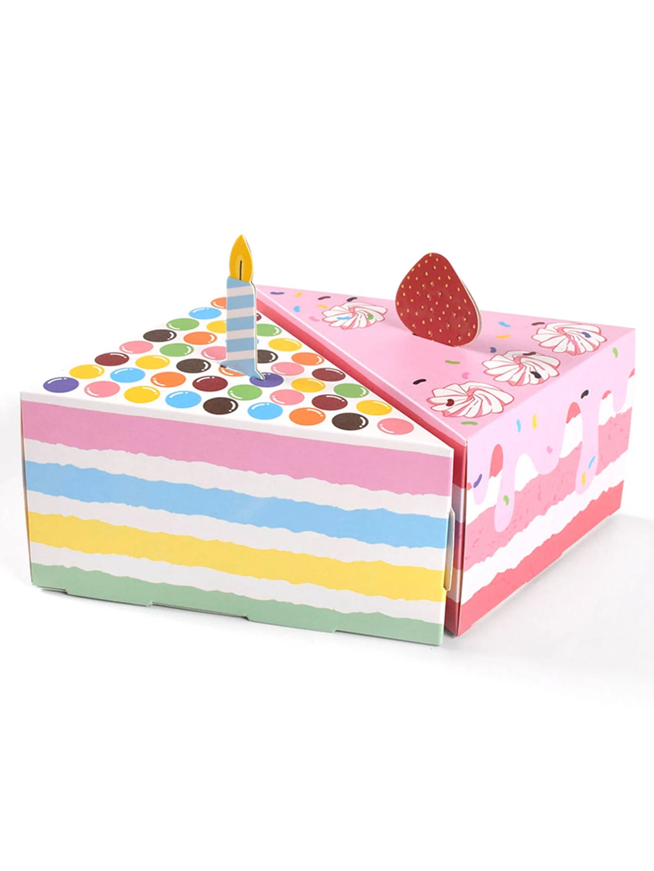 Caja Creativa en Forma de Pastel – Pack de 10 🎂✨