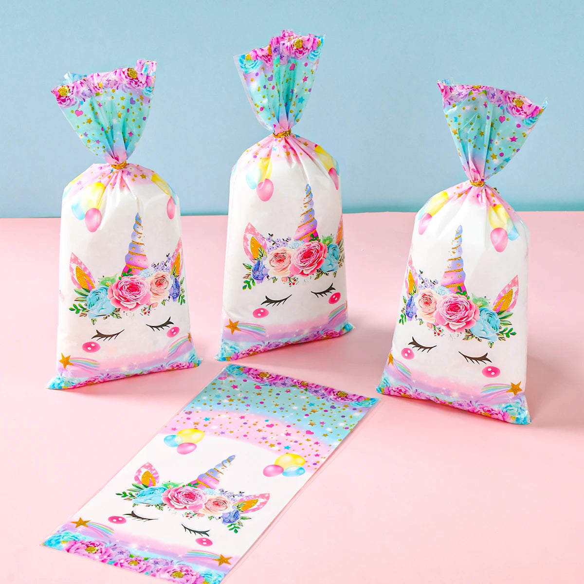 Bolsitas de Dulces Temáticas de Unicornio (25/50/100Pcs) 🦄✨