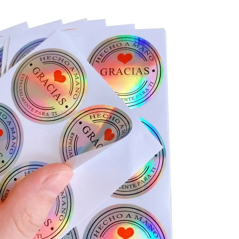 Stickers reflectivos "Gracias"