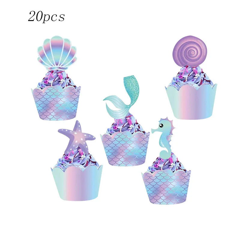 Decoracion para FIesta diseño "Cola de Sirena"🧜