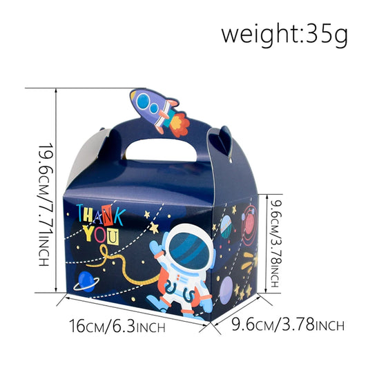 Set de 12 cajas de Regalo Temáticas del Espacio