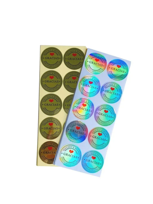 Stickers reflectivos "Gracias"