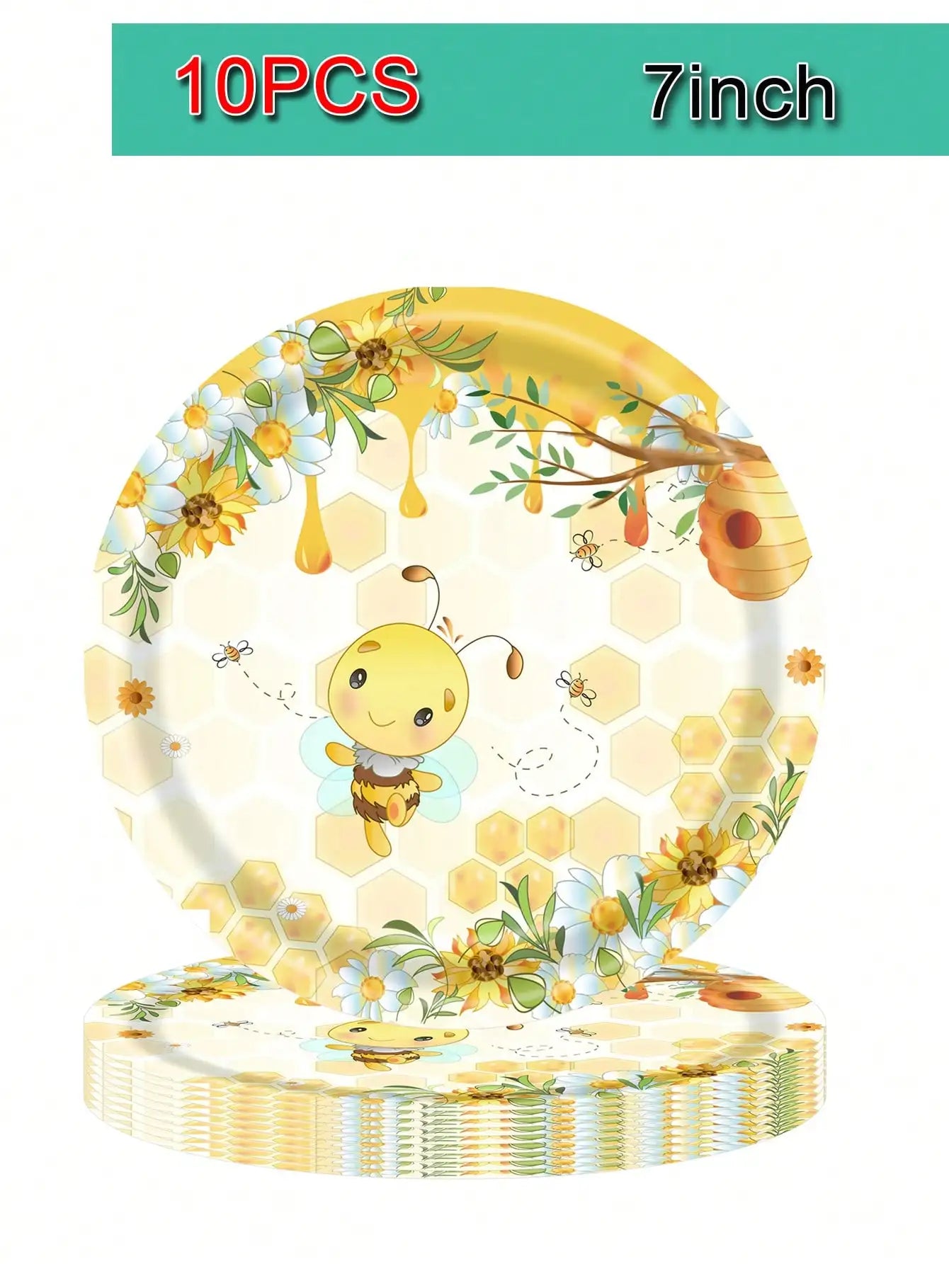 Vajilla Desechable “Bee Party” 🐝🎈🎉🥳