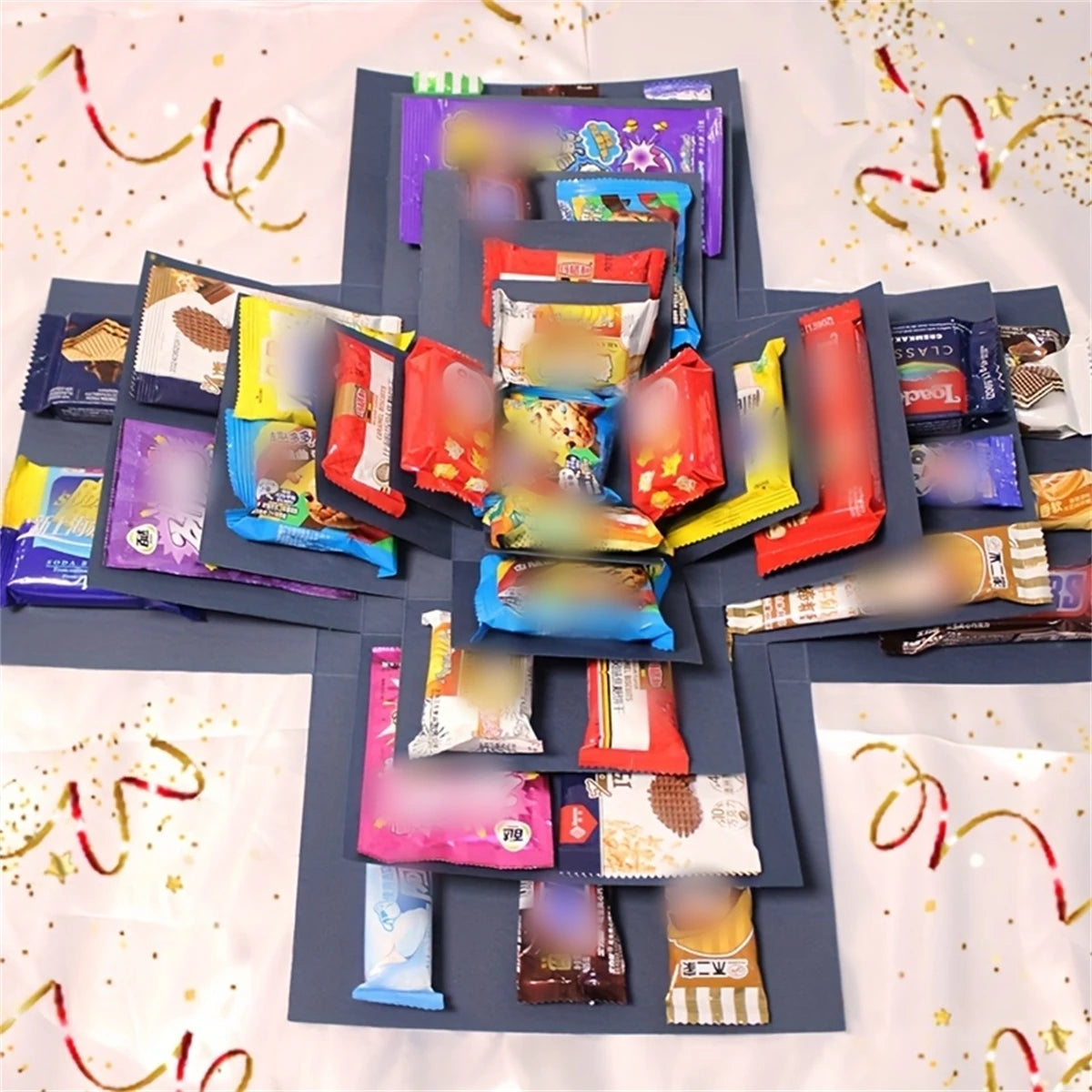 Caja Explosiva de Regalo DIY - 5 Capas de Creatividad