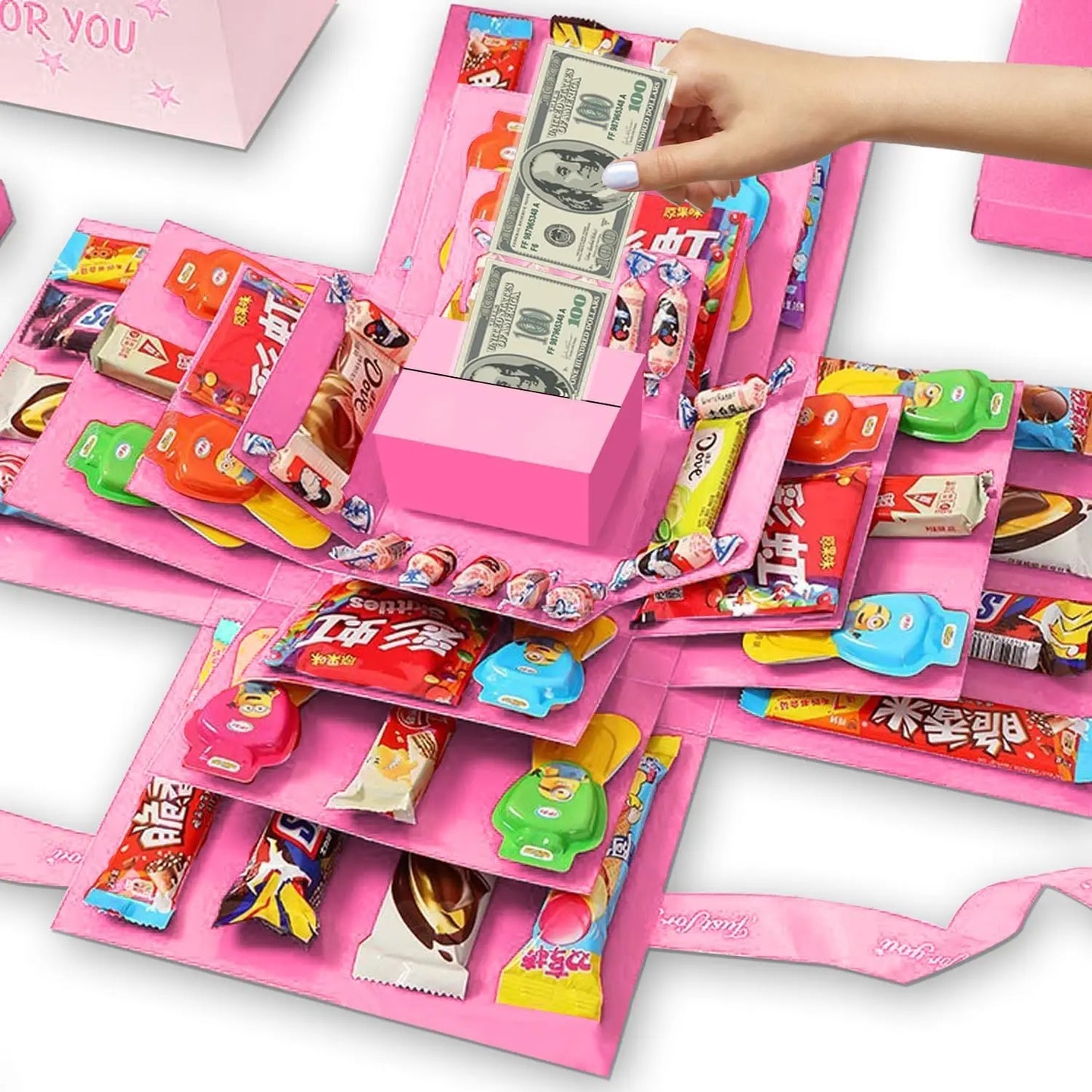 Caja Explosiva de Regalo DIY - 5 Capas de Creatividad