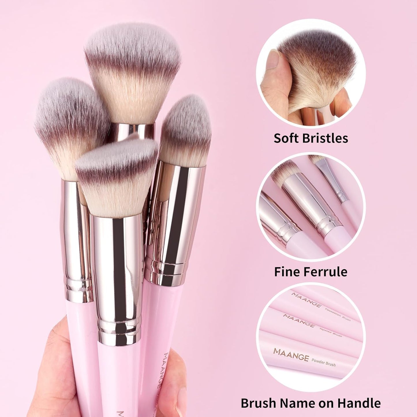Set Brochas Maquillaje (x34 Piezas)