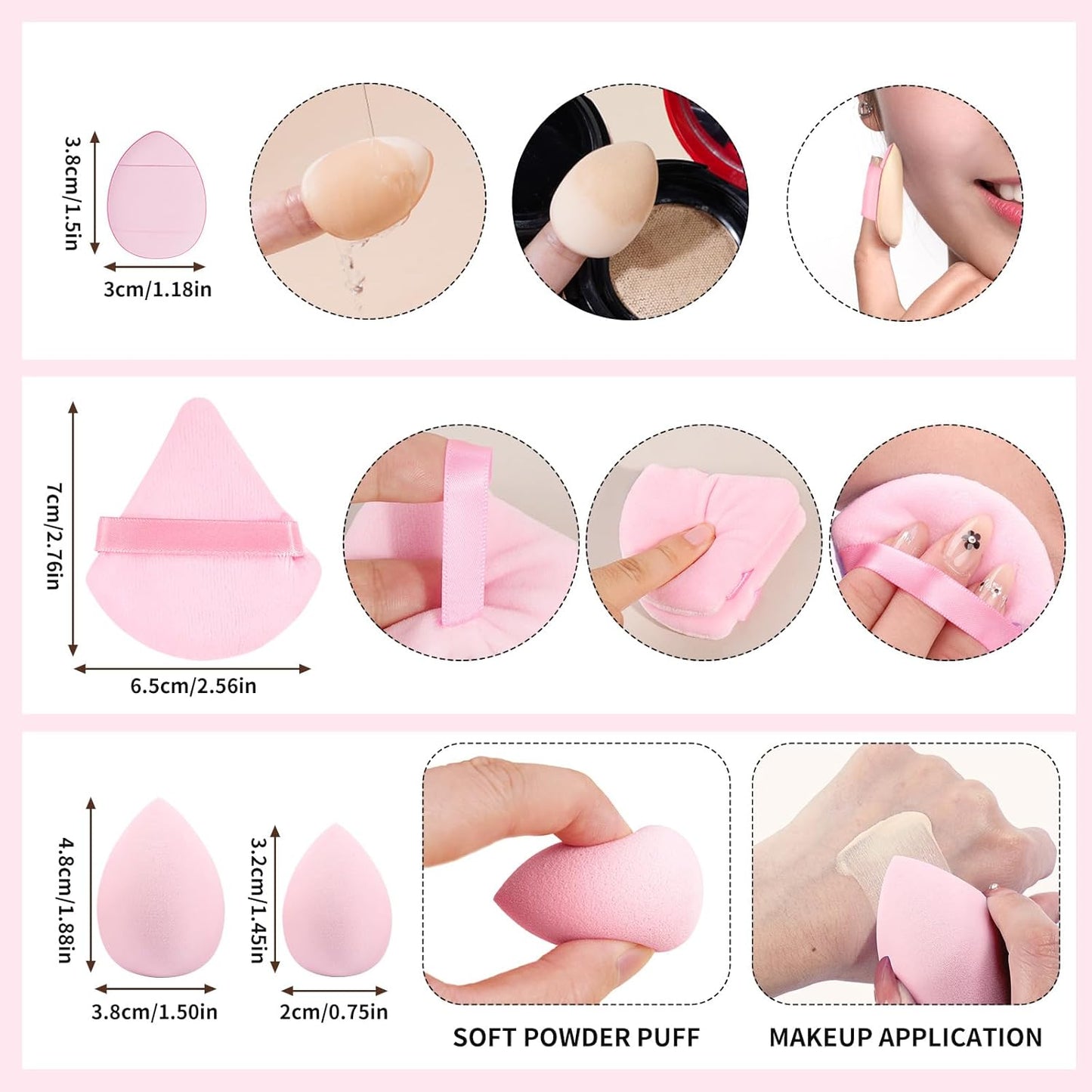 Set Brochas Maquillaje (x34 Piezas)