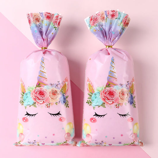 Bolsitas de Dulces Temáticas de Unicornio (25/50/100Pcs) 🦄✨