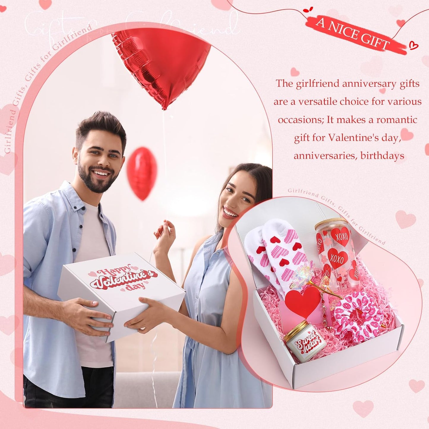 Caja Regalo San Valentin - Rojo pasion