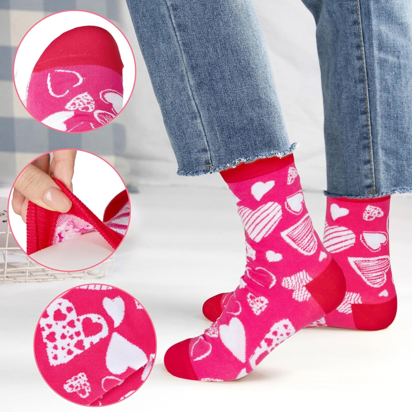 Caja Regalo San Valentin - Rosa y Rojo