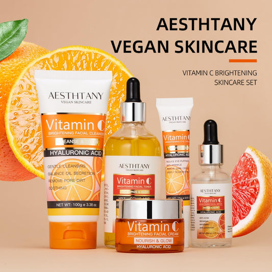 Set Hidratante Vitamin C - Cuidado Facial