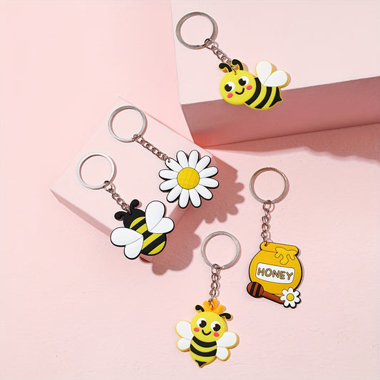 🐝Recuerdos "Bee Party Fun" - Set de 36 Llaveros con Diseño de Abeja
