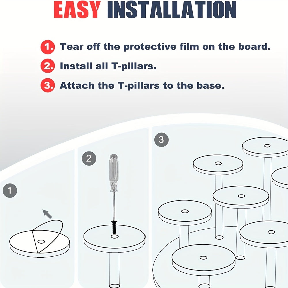 Display Rack Circular 7 Niveles para Coleccionables |Rincon Army
